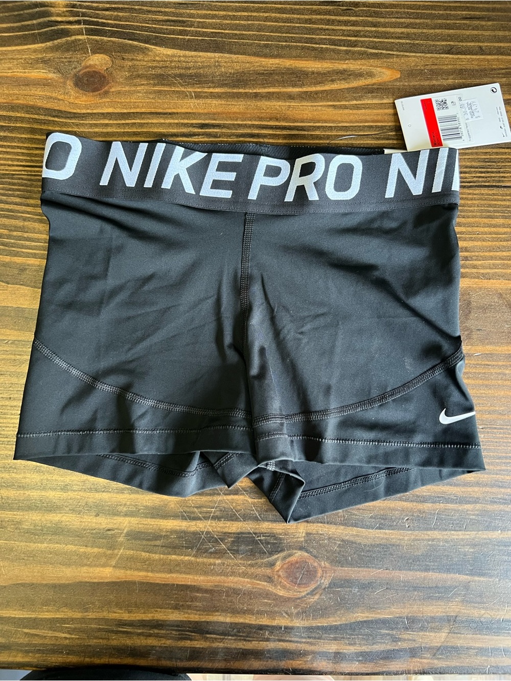 Woman’s Nike Black Tight Fit Shorts (3” length)- size Large NWT